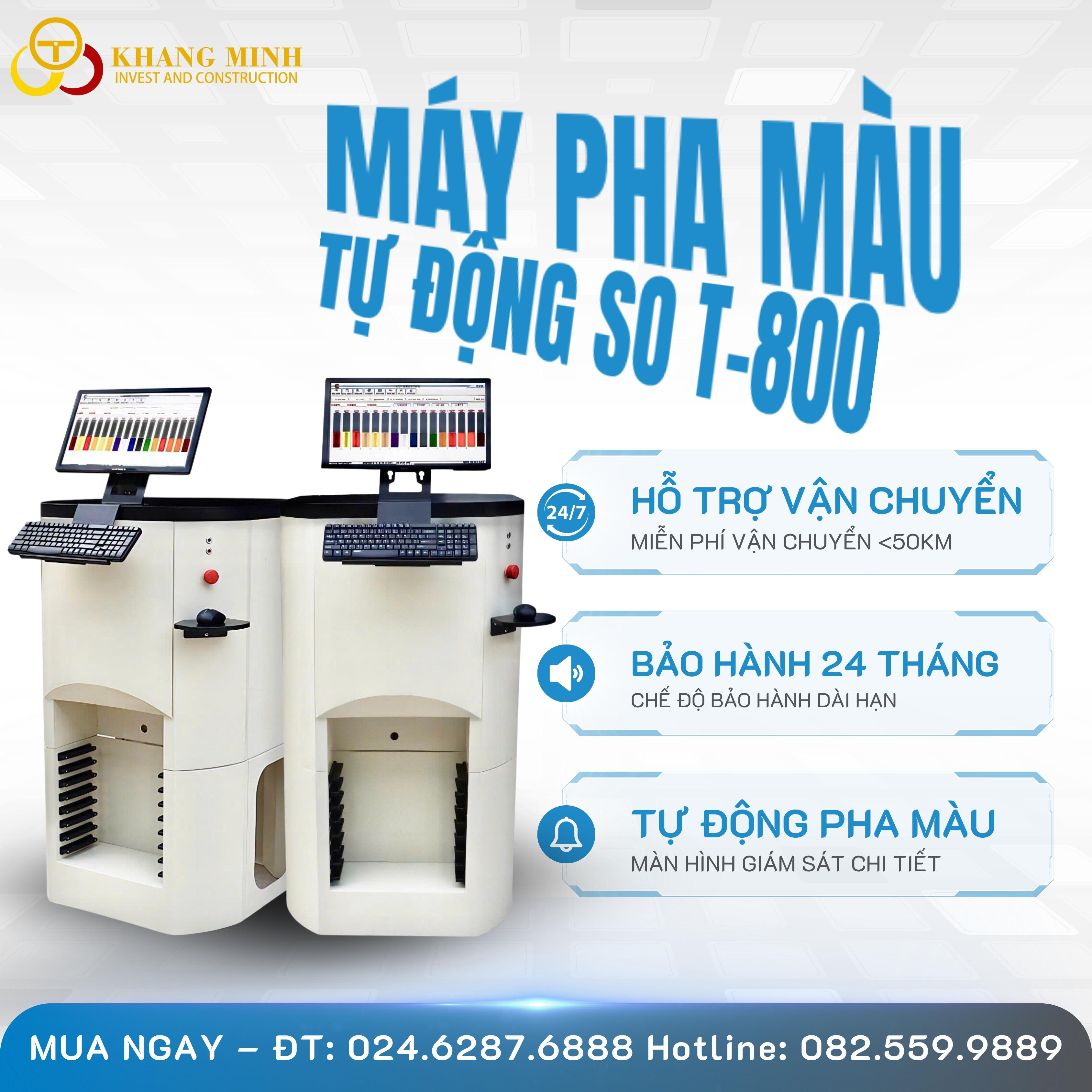 MÁY PHA MÀU TỰ ĐỘNG SO T800