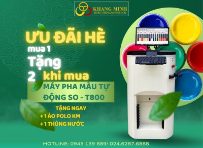 🎨 MÁY PHA MÀU TỰ ĐỘNG SO-T800 HAY PHA TAY TRUYỀN THỐNG – LỰA CHỌN NÀO TỐI ƯU CHO NGƯỜI LÀM NGHỀ SƠN?