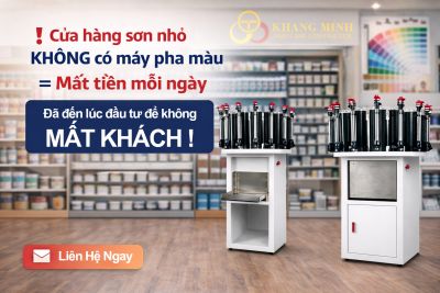 ❗ Cửa h&agrave;ng sơn KH&Ocirc;NG c&oacute; m&aacute;y pha m&agrave;u = đang mất tiền mỗi ng&agrave;y