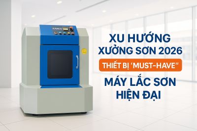 🧭 XU HƯỚNG MỚI CỦA XƯỞNG SƠN 2026: THIẾT BỊ “MUST-HAVE” CHÍNH LÀ MÁY LẮC SƠN HIỆN ĐẠI