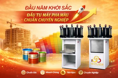 🎨 ĐẦU NĂM KHỞI SẮC &ndash; ĐẦU TƯ Đ&Uacute;NG THIẾT BỊ PHA M&Agrave;U L&Agrave; BƯỚC ĐI CHIẾN LƯỢC 🚀
