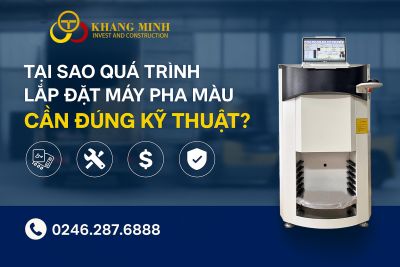 🛠️ LẮP ĐẶT ĐÚNG KỸ THUẬT – BÍ QUYẾT VẬN HÀNH MÁY PHA MÀU HIỆU QUẢ