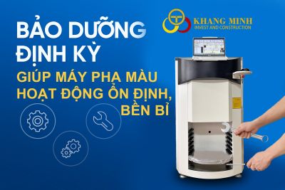 🧰 BẢO DƯỠNG ĐỊNH KỲ – BÍ QUYẾT GIÚP MÁY PHA MÀU HOẠT ĐỘNG ỔN ĐỊNH, BỀN BỈ TRONG 10 NĂM