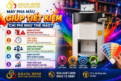 💰 M&aacute;y pha m&agrave;u gi&uacute;p tiết kiệm chi ph&iacute; như thế n&agrave;o? Nhiều chủ cửa h&agrave;ng đang bỏ qua điều n&agrave;y